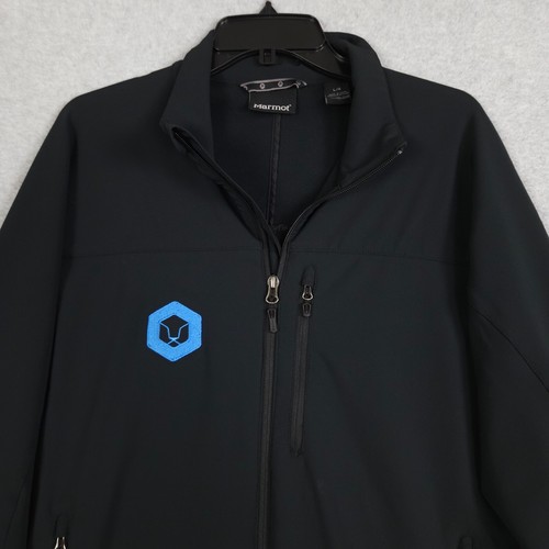 Marmot Jacket Men's Size Large L Full Zip Black M3 Tempo Jacket Full Zip - Picture 2 of 17