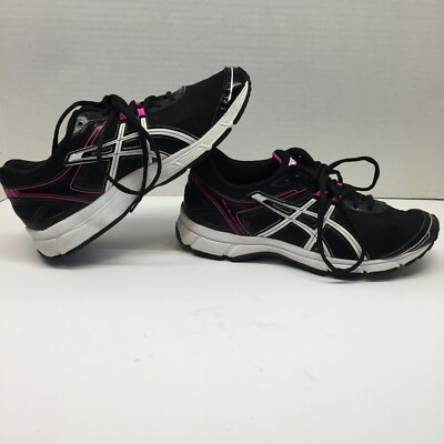 ASICS Women Gel-Quick Walk Running Shoes Size Black White