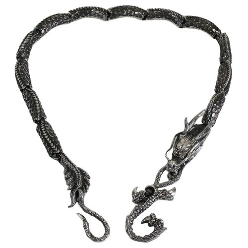 Sterling Silver Dragon Wallet Chain - Picture 5 of 5