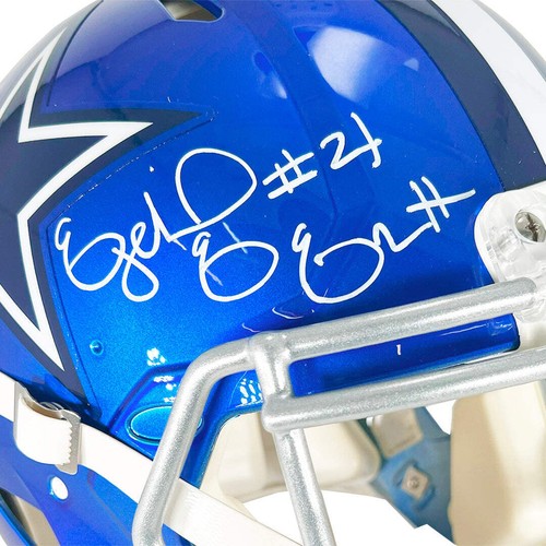 Ezekiel Elliott Signed Dallas Cowboys Authentic Flash Speed Full-Size Football H - Picture 2 of 3