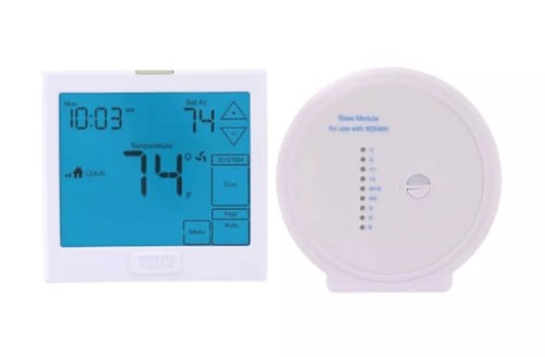 PRO1 Thermostat A/C Heat Control Touchscreen IAQ 955WH + Base Module 2 PC $389