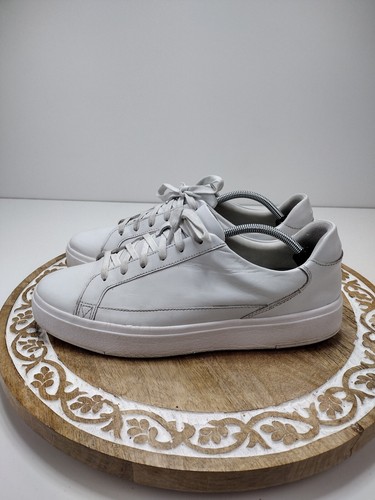 Kizik Vegas Solid White Vegan Sneakers Mens Size 12 - 第 3/9 張圖片