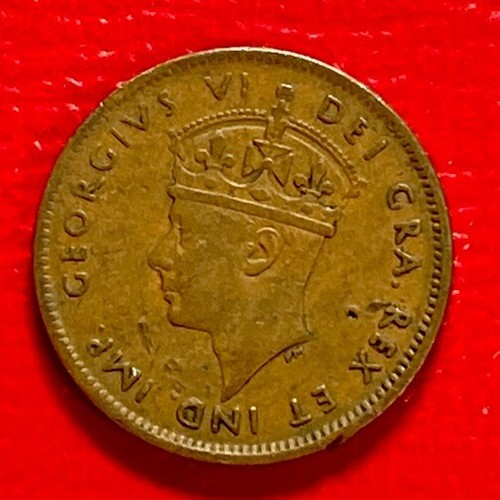 1942 Newfoundland 1 Cent Bronze World Coin. ENN Coins