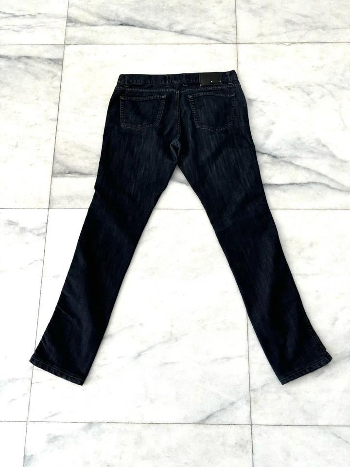 Z ZEGNA Jeans City Fit Low Rise Dark Blue Men’s Size 33 See Below - Image 2 of 4