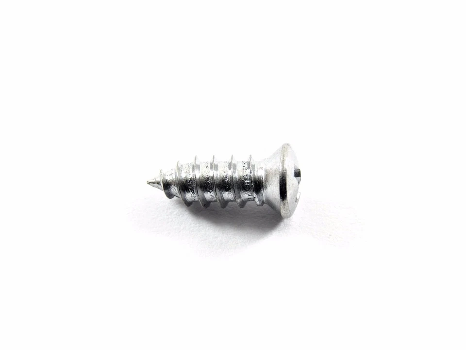 Tornillos interiores cromados PONTIAC - #10 x 1/2" de largo - #6 cabeza ovalada - 25 tornillos - #295 Foto 2 de 4