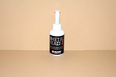 Metal Head 2 Paint Marker 2 Oz White Metal Marking Auto Salvage Concrete Lumber