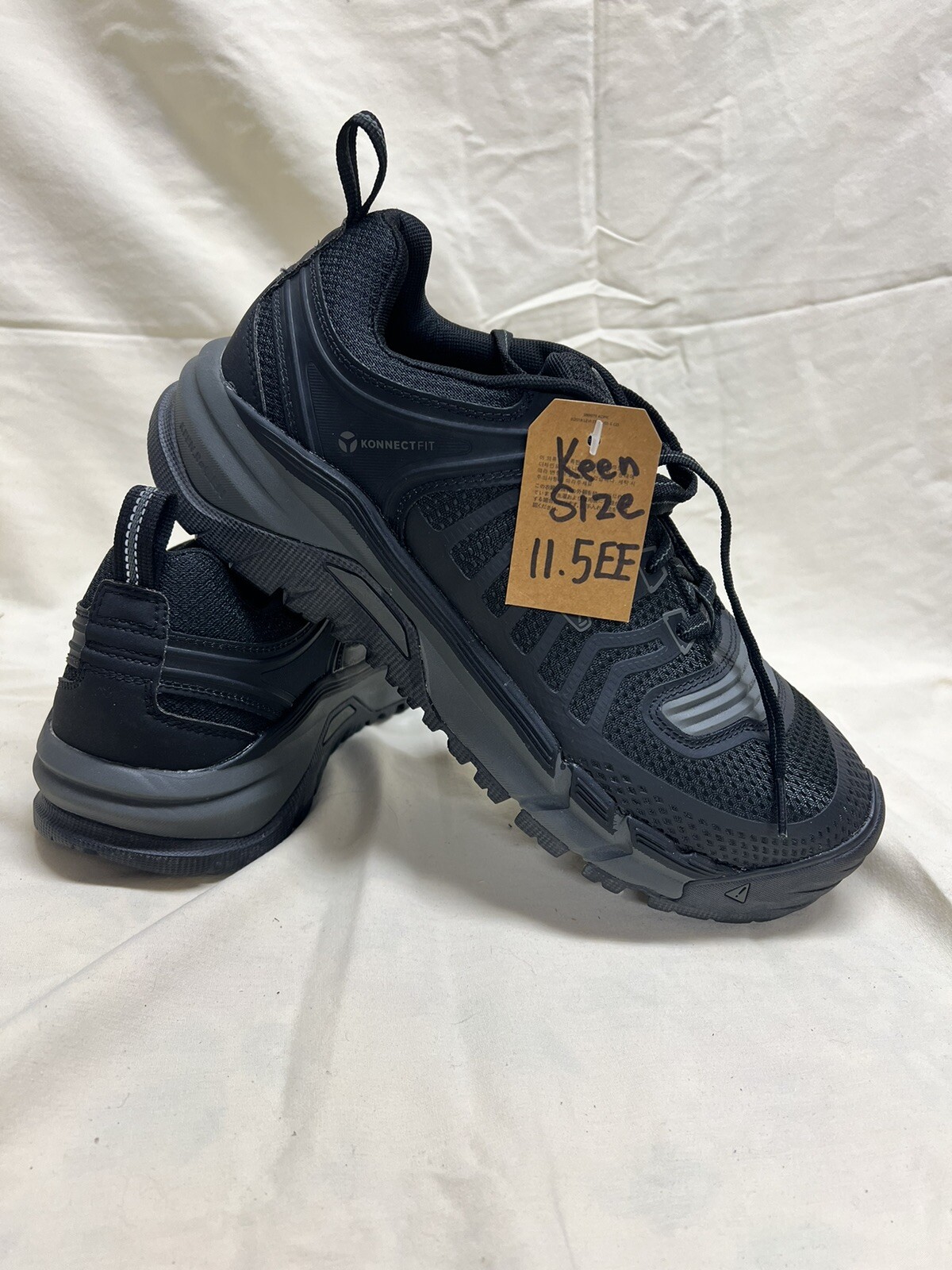 Zapato Keen Utility Puntera de Fibra de Carbono Atlético Bajo Seguridad de Trabajo Talla 11.5 EE