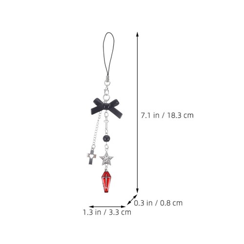 2 szt. Pentagram Łańcuch do telefonu komórkowego Łańcuch do telefonu komórkowego Charm Strap - Zdjęcie 8 z 12
