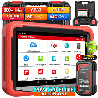 2026 LAUNCH X431 Pro V+ PRO 5 PAD V OBD2 Diagnosegerät ALLE SYSTEM ECU Codierung
