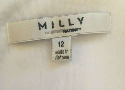 Combo de Vestido de Vaina para Mujer Milly For Design Nation, talla 12, a Rayas Blancas, Cítricos - Imagen 2 de 12
