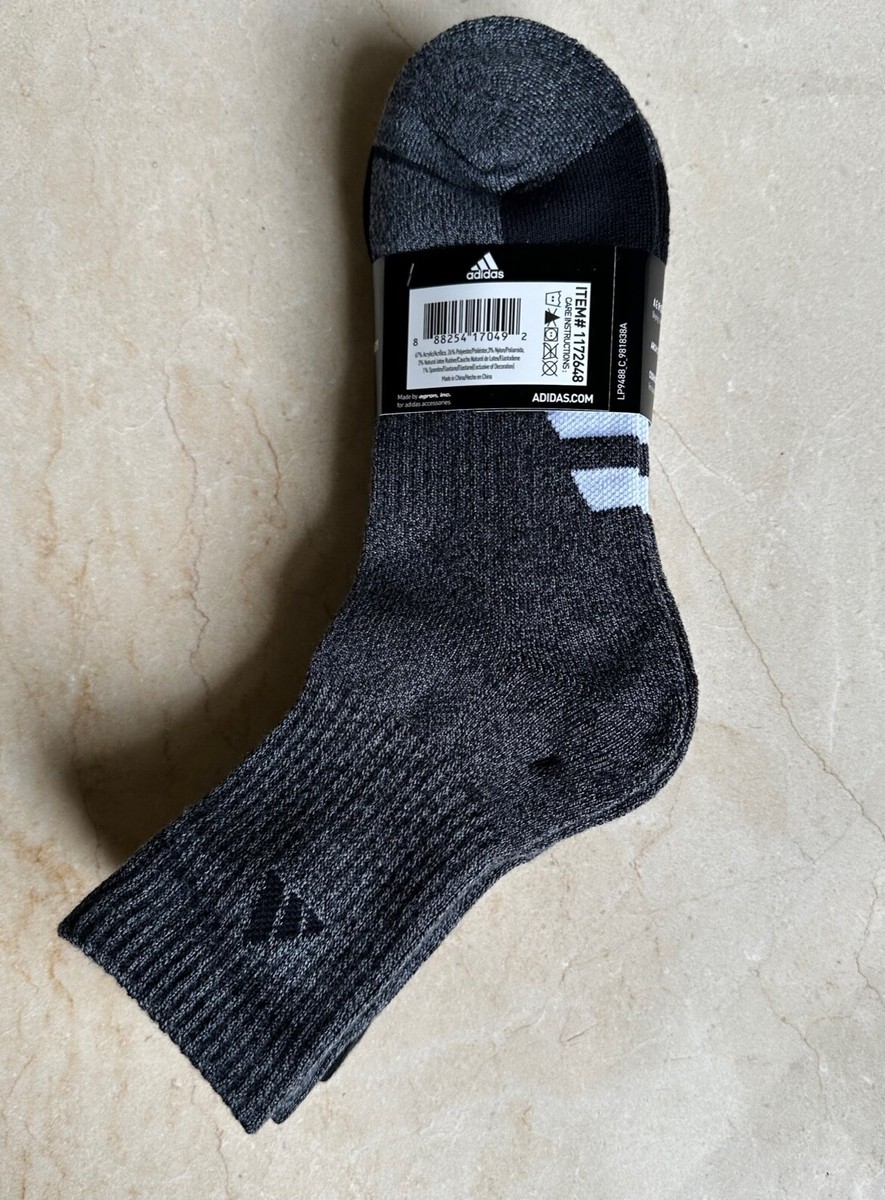 Pairs Adidas Men's Performance High Quarter Socks