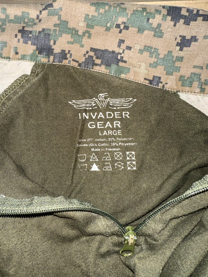 Maglia Softair Invadergear Combat MARPAT tg.L - Ottimo stato! - Imagen 3 de 3