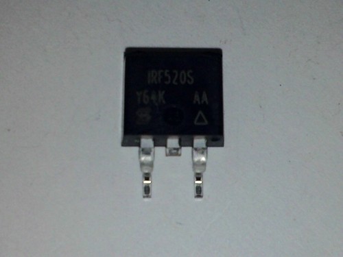 Vishay IRF520SPBF TO-263 Surface Mount MOSFET Trasnsistor 60 Watt 9.2 Amp 100V - Picture 4 of 5