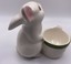 Vintage AVON Signed Rabbit Bunny Egg/Votive ceramic Holder 1980 | eBay