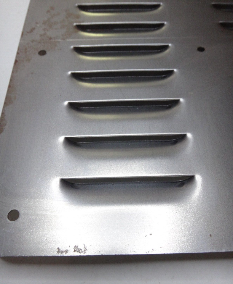 Hot Rod Hood 3 Row 106 Louver 18 Gauge Bare Steel Sheet Metal