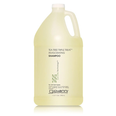 GIOVANNI Tea Tree Triple Treat Invigorating Shampoo 128 oz. (Gallon) - Cooling P