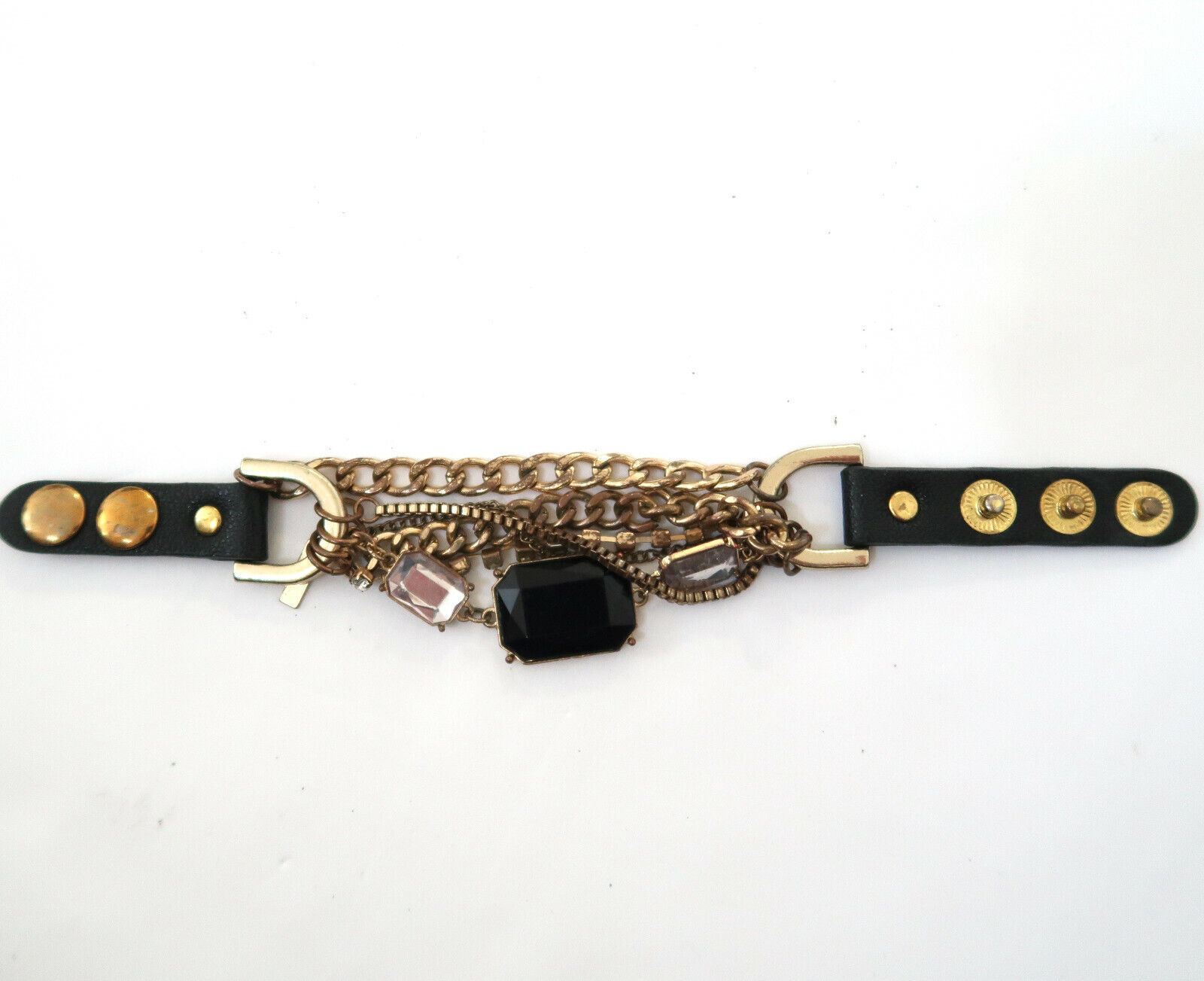 COOKIE LEE Chain & leather bracelet - image 2