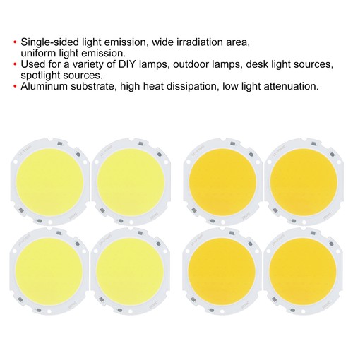 4PCS 75mm Round COB Lamp Bead High Power LED Chip 24W/72‑82V For DIY Lamp - Picture 19 of 29
