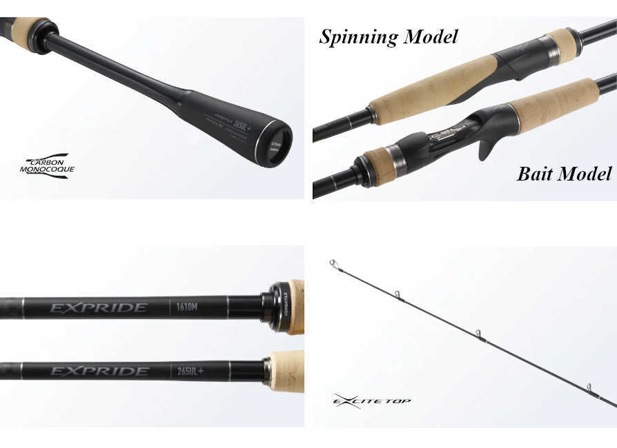 Shimano Bass Fishing Spinning Rod 22 EXPRIDE 266L-2 Fast