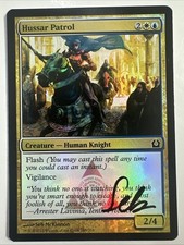 Foil Artist Signed: Hussar Patrol (Magic The Gathering MTG) Return to Ravnica NM