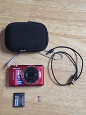 Samsung WB35F 16.2 MP Digital Camera 12x Zoom Red  32GB CARD   TESTED 