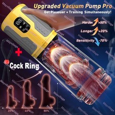 Male Masturbaters Automatic HandsFree Thrusting Cup Rotating Stroker Men Sex Toy