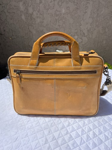 LIMITED EDITION RAWLINGS BASEBALL GLOVE LEATHER BRIEFCASE SATCHEL LOMBARDO BAG - Picture 8 of 19