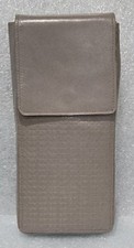 1970s CHRISTIAN DIOR Leather Eyeglass/Sunglasses Case Snap Closure Dior Oblique