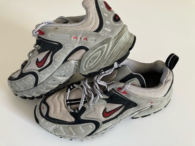 Vintage Nike Air ACG Terra Sebec WOMEN Size 10 Grey & Red Hiking