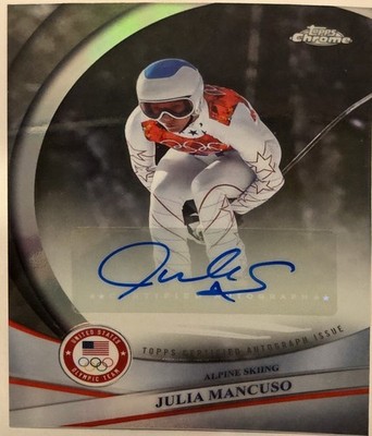 2026 TOPPS CHROME WINTER OLYMPICS JULIA MANCUSO AUTO #BCA-JMA