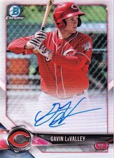 2018 Bowman Chrome Gavin Lavalley Prospect Auto Refractor /499