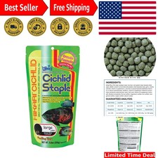 8.8 oz Hikari Cichlid Floating Pellets for Large Fish - Nutrient Rich Diet