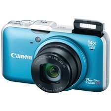 Canon PowerShot SX230 HS Digital Camera 12.1MP 14x Optical Zoom Built-in GPS