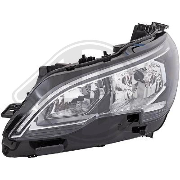 Hauptscheinwerfer H7/HB3 PWY24W Links FüR Peugeot 3008 SUV M_ 5008 II MC MJ-image