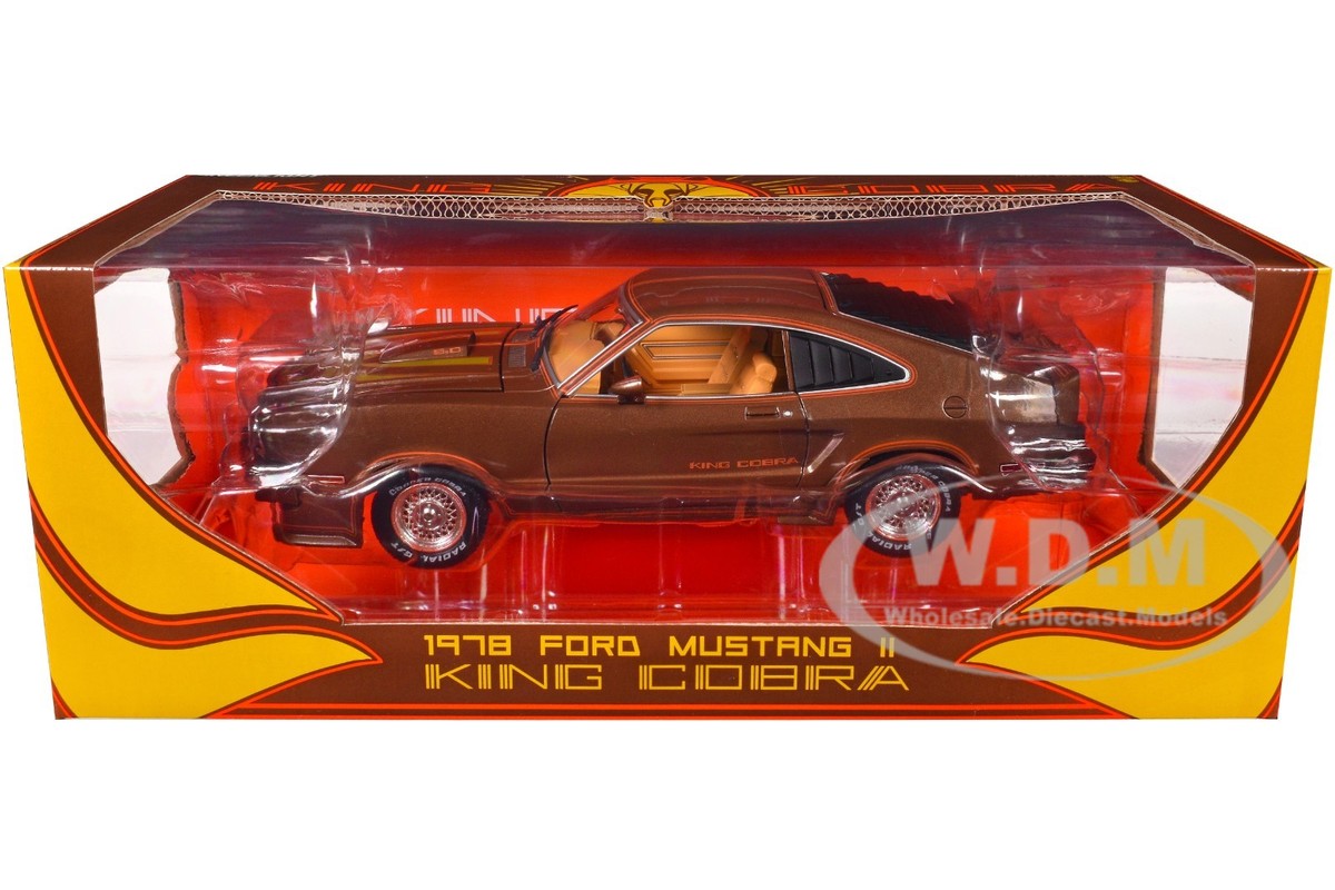1978 FORD MUSTANG II KING COBRA DARK BROWN 1/18 DIECAST BY