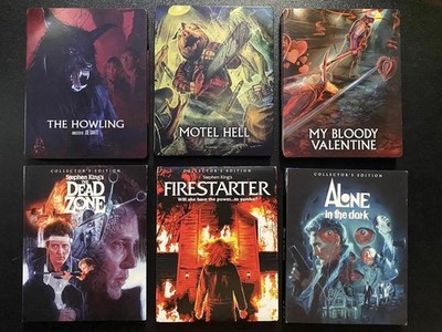 Scream Factory Blu-ray Horror Movies Bundle of 6! Steelbooks & LE