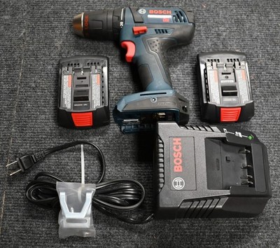 Bosch 18v Li-ion 1/2-inch Brushless Drill with TWO BATTERIES!  MINT!