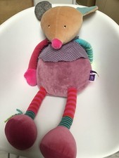 Doudou peluche grande souris  Moulin Roty les jolis pas beaux