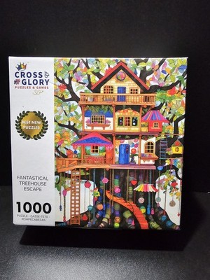 CROSS & GLORY 2023 Fantastical Treehouse Escape 1000-Piece Puzzle