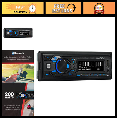 Dual Electronics XRM69BT Single DIN Car Stereo Bluetooth USB AM/FM Radio