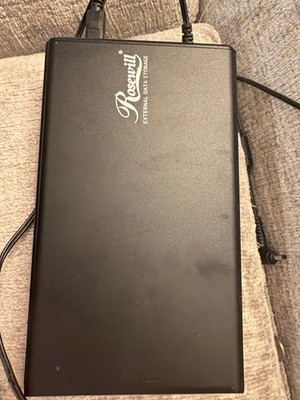 Rosewill External Hard Drive Desktop USB Storage w/ Power Adapter Tested Working