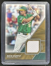 2026 Topps Nick Kurtz Major League Material Jersey #MLM-NK Athletics
