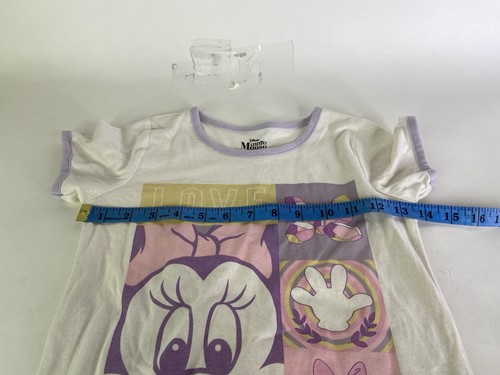 Camiseta Top Disney Minnie Mouse Love Manga Corta Niñas Talla 7-8 - Imagen 6 de 7