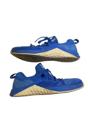 Nike Metcon Flyknit Training Shoes AQ8022-401 Men's Size 9.5 Blue