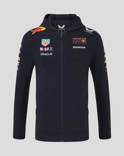 Red Bull Racing F1 Team Full Zip Hooded Sweatshirt Navy