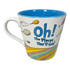 Dr. Seuss Coffee Mug- Oh! The Places You’ll Go! 2017 Keepsake Cup Whimsical Gift
