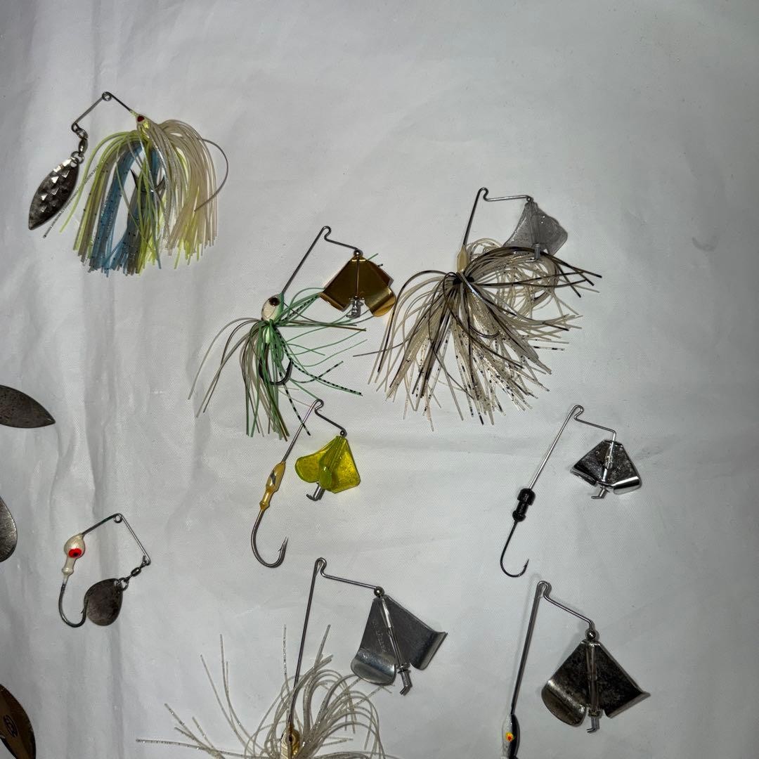 Spinnerbait Buzzbait Chatter Set 22 Pieces Multicolor - Image 4
