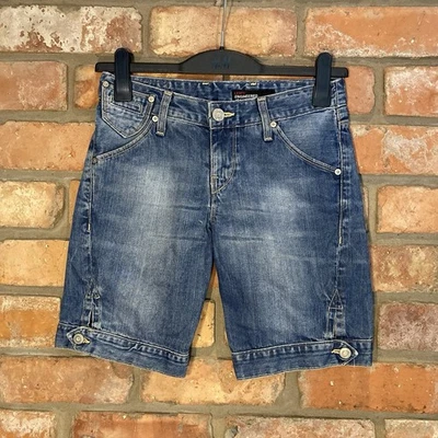 Short en jean torsadé Levi’s Engineered femme taille XS (26”) Y2K denim - Photo 1/4