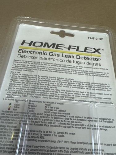 Home-Flex Electronic Gas Leak Detector Yellow 11-810-001 - Picture 4 of 5