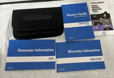 2020 20 HONDA CIVIC SEDAN OWNERS MANUAL / HANDBOOK / GUIDE PACKAGE